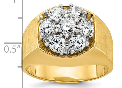 14k Two-tone Rings Style B04358 - Classique Jewelry Inc.