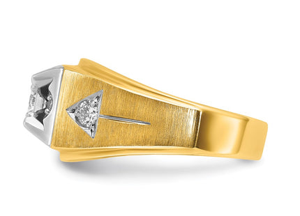 14k Two-tone Rings Style B04382 - Classique Jewelry Inc.