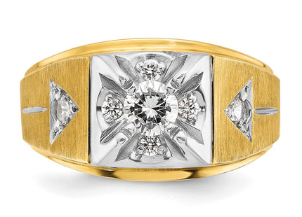14k Two-tone Rings Style B04382 - Classique Jewelry Inc.