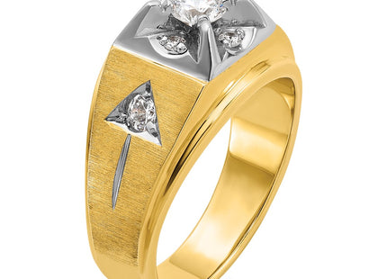 14k Two-tone Rings Style B04382 - Classique Jewelry Inc.