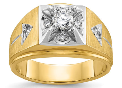 14k Two-tone Rings Style B04382 - Classique Jewelry Inc.