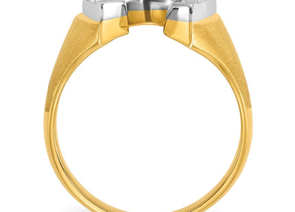 14k Two-tone Rings Style B04971 - Classique Jewelry Inc.