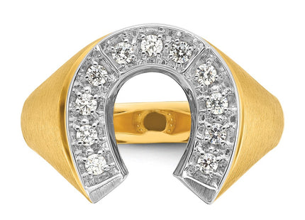 14k Two-tone Rings Style B04971 - Classique Jewelry Inc.