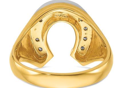 14k Two-tone Rings Style B04971 - Classique Jewelry Inc.