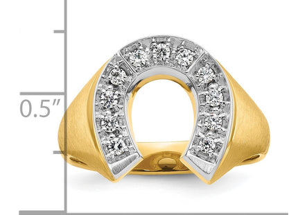 14k Two-tone Rings Style B04971 - Classique Jewelry Inc.