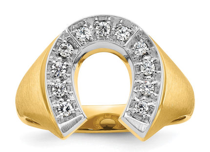 14k Two-tone Rings Style B04971 - Classique Jewelry Inc.