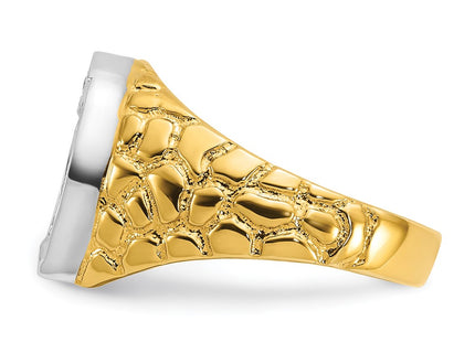 14k Two-tone Rings Style B04976 - Classique Jewelry Inc.