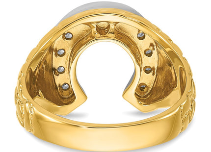 14k Two-tone Rings Style B04976 - Classique Jewelry Inc.