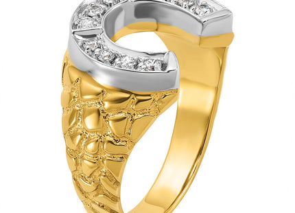 14k Two-tone Rings Style B04976 - Classique Jewelry Inc.