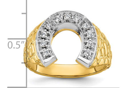 14k Two-tone Rings Style B04976 - Classique Jewelry Inc.