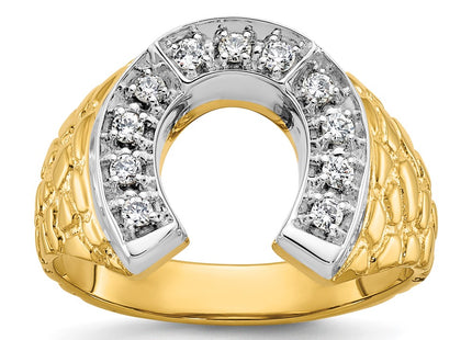 14k Two-tone Rings Style B04976 - Classique Jewelry Inc.