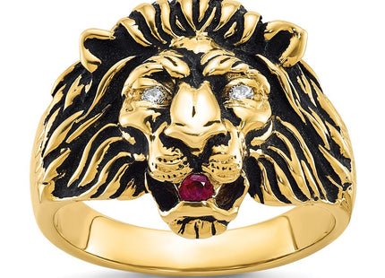 14k Yellow Gold Rings Style B05384 - Classique Jewelry Inc.