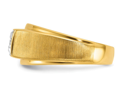 14k Two-tone Rings Style B05502 - Classique Jewelry Inc.