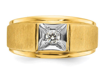 14k Two-tone Rings Style B05502 - Classique Jewelry Inc.