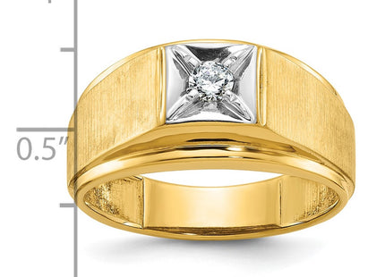 14k Two-tone Rings Style B05502 - Classique Jewelry Inc.
