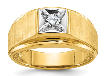 14k Two-tone Rings Style B05502 - Classique Jewelry Inc.