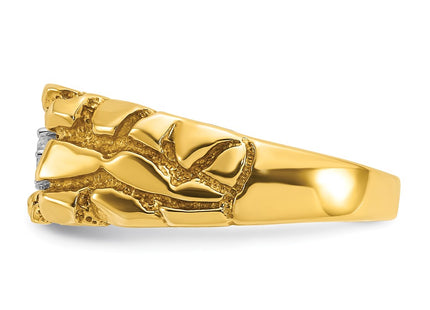 14k Yellow Gold Rings Style B05531 - Classique Jewelry Inc.
