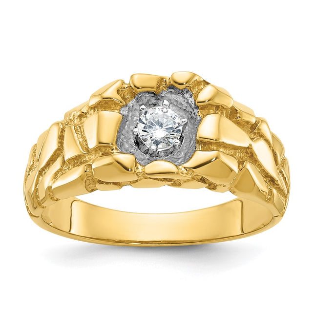 14k Yellow Gold Rings Style B05531 - Classique Jewelry Inc.