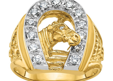 14k Two-tone Rings Style B05602 - Classique Jewelry Inc.
