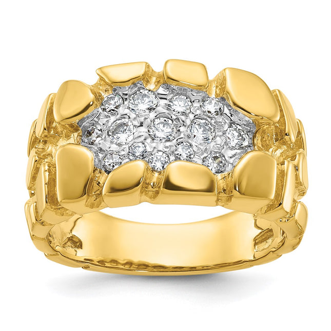 14k Yellow Gold Rings Style B05677 - Classique Jewelry Inc.