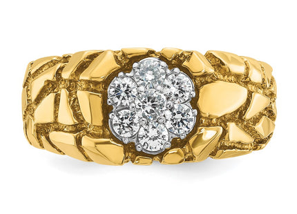 14k Two-tone Rings Style B05936 - Classique Jewelry Inc.