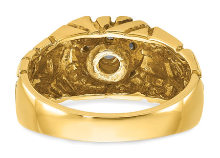 14k Two-tone Rings Style B05936 - Classique Jewelry Inc.
