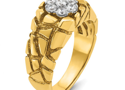 14k Two-tone Rings Style B05936 - Classique Jewelry Inc.