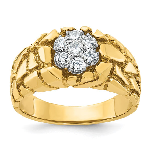 14k Two-tone Rings Style B05936 - Classique Jewelry Inc.
