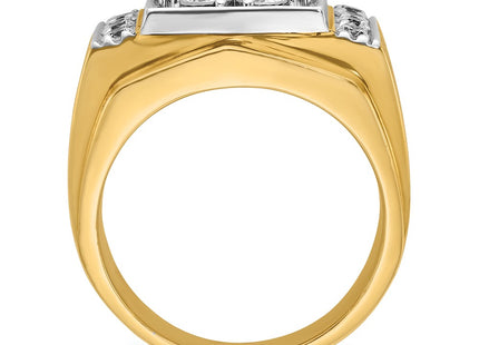 14k Two-tone Rings Style B05977 - Classique Jewelry Inc.