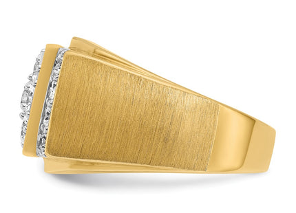 14k Two-tone Rings Style B05977 - Classique Jewelry Inc.