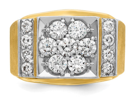 14k Two-tone Rings Style B05977 - Classique Jewelry Inc.