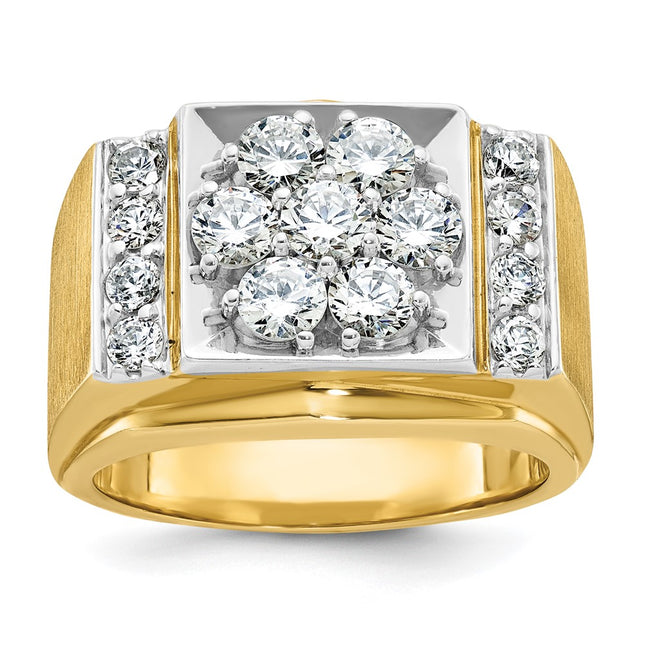 14k Two-tone Rings Style B05977 - Classique Jewelry Inc.