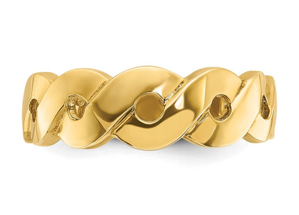 14k Yellow Gold Rings Style B09902 - Classique Jewelry Inc.