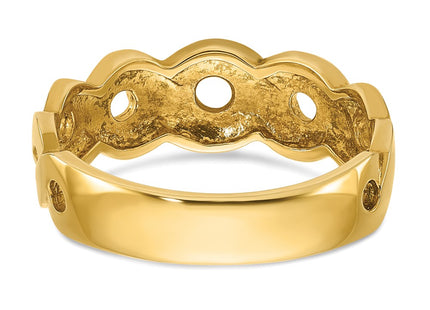 14k Yellow Gold Rings Style B09902 - Classique Jewelry Inc.