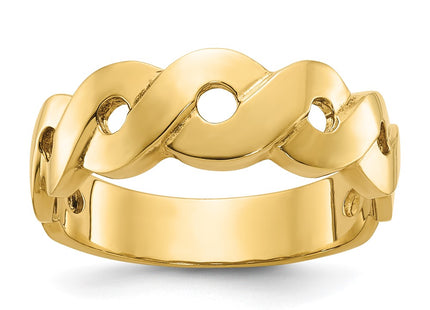 14k Yellow Gold Rings Style B09902 - Classique Jewelry Inc.