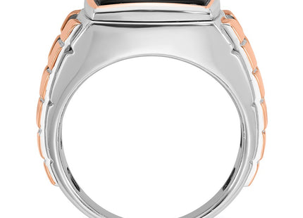14K White/Rose Gold Rings Style B52075 - Classique Jewelry Inc.