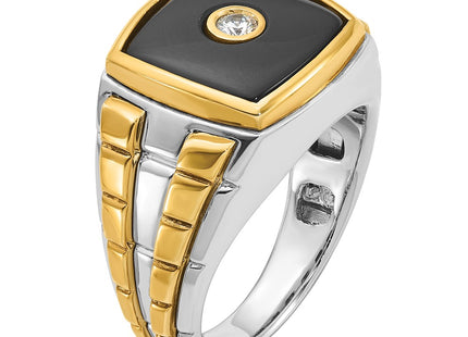 14k Two-tone Rings Style B52075 - Classique Jewelry Inc.