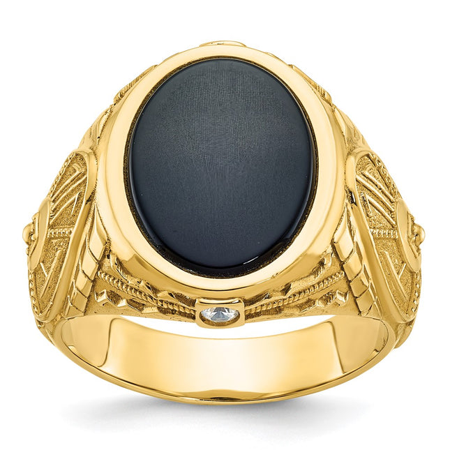 14k Yellow Gold Rings Style B52103 - Classique Jewelry Inc.