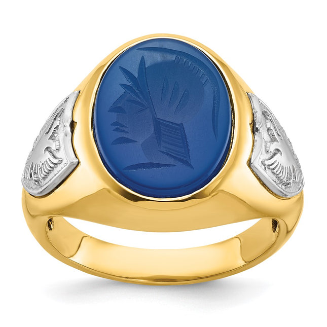 14k Two-tone Rings Style B52132 - Classique Jewelry Inc.