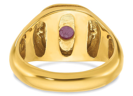 14k Yellow Gold Rings Style B52133 - Classique Jewelry Inc.