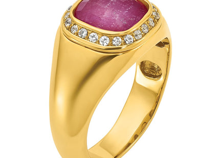 14k Yellow Gold Rings Style B52133 - Classique Jewelry Inc.