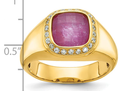 14k Yellow Gold Rings Style B52133 - Classique Jewelry Inc.