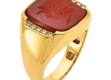 14k Yellow Gold Rings Style B52134 - Classique Jewelry Inc.