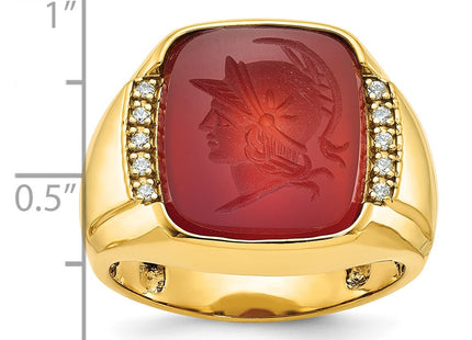 14k Yellow Gold Rings Style B52134 - Classique Jewelry Inc.