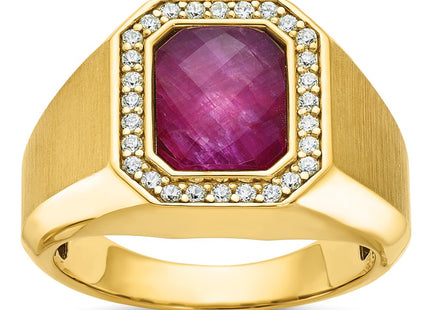 14k Yellow Gold Rings Style B52137 - Classique Jewelry Inc.