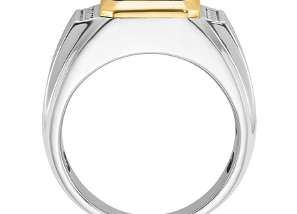 14k Two-tone Rings Style B52162 - Classique Jewelry Inc.