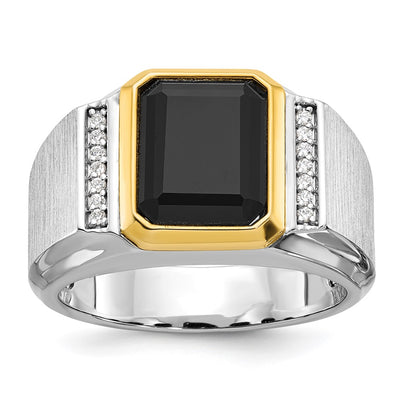 14K gold diamond ring