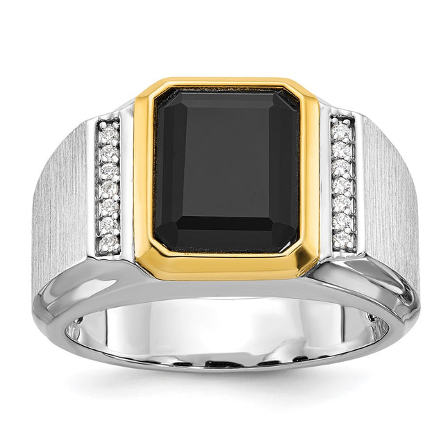 14k Two-tone Rings Style B52162 - Classique Jewelry Inc.