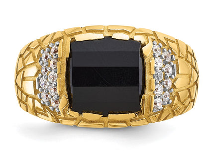 14k Yellow Gold Rings Style B52165 - Classique Jewelry Inc.