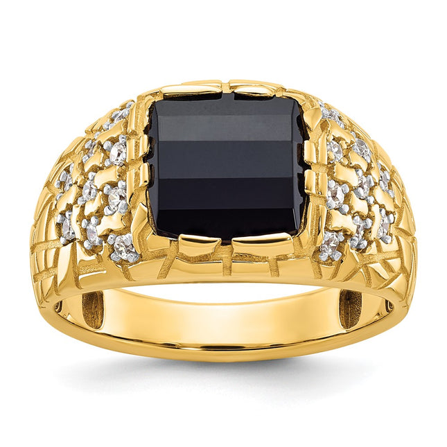 14k Yellow Gold Rings Style B52168 - Classique Jewelry Inc.